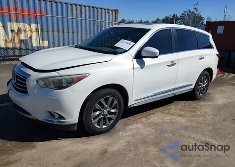 2013 Infiniti Jx35 z USA, uszkodzony, nr VIN 5N1AL0MN1DC321546